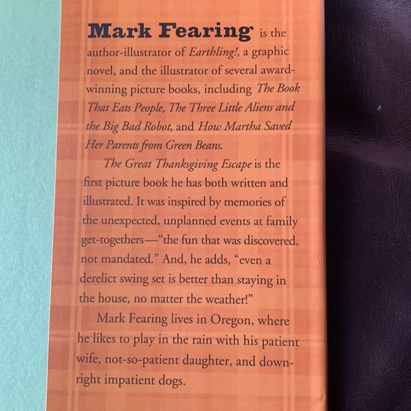 🌞3/$20 The Great Thanksgiving Escape Hardcover Book - Picture 7 of 7